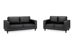 Box 3+2 Sofa Set - Black