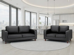 Box 3+2 Sofa Set - Black