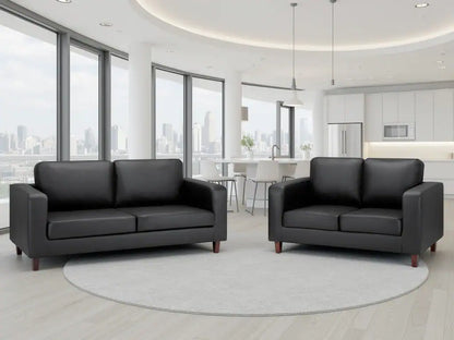 Box 3+2 Sofa Set - Black