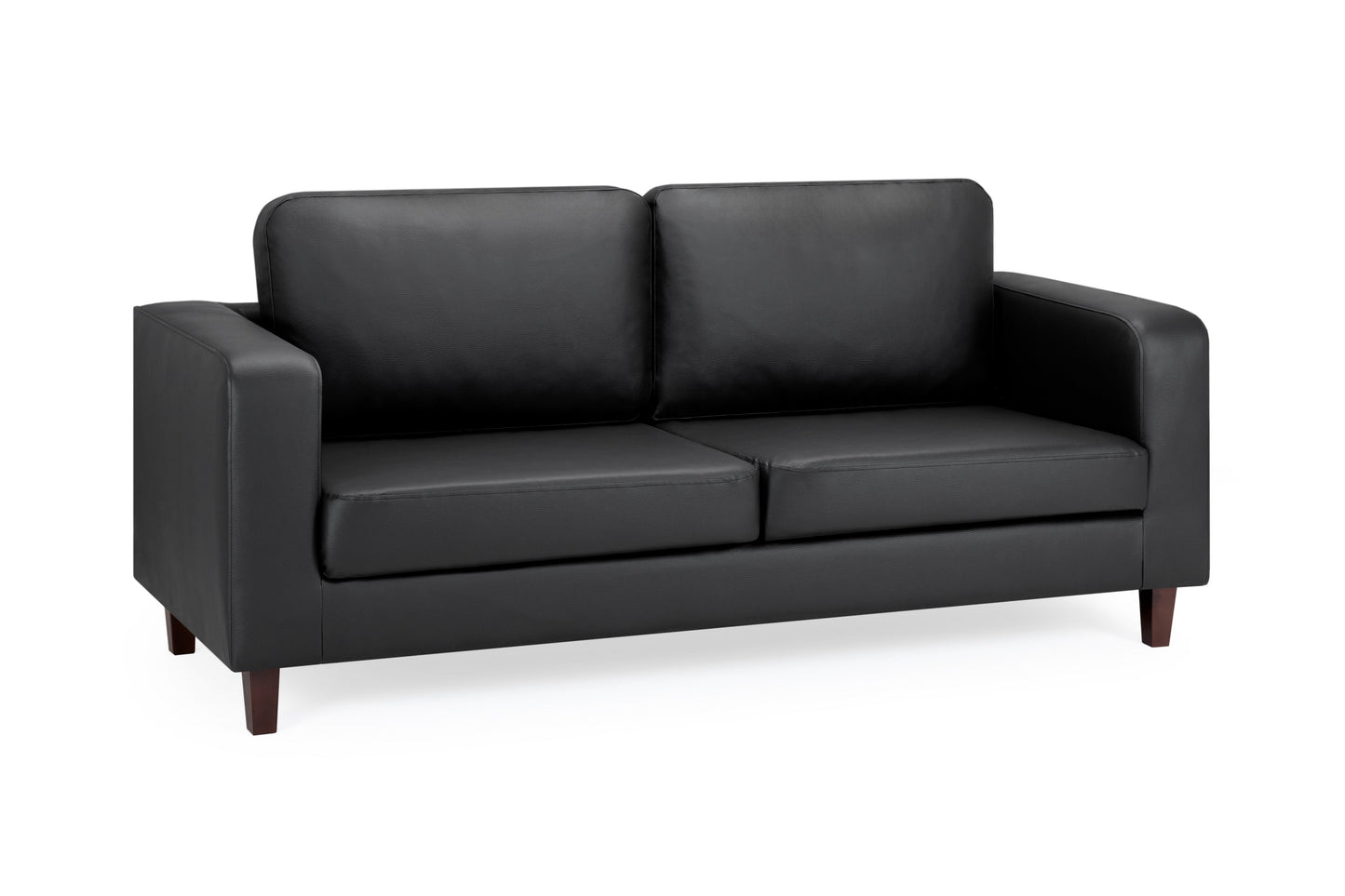 Box 3 Seater Sofa - Black