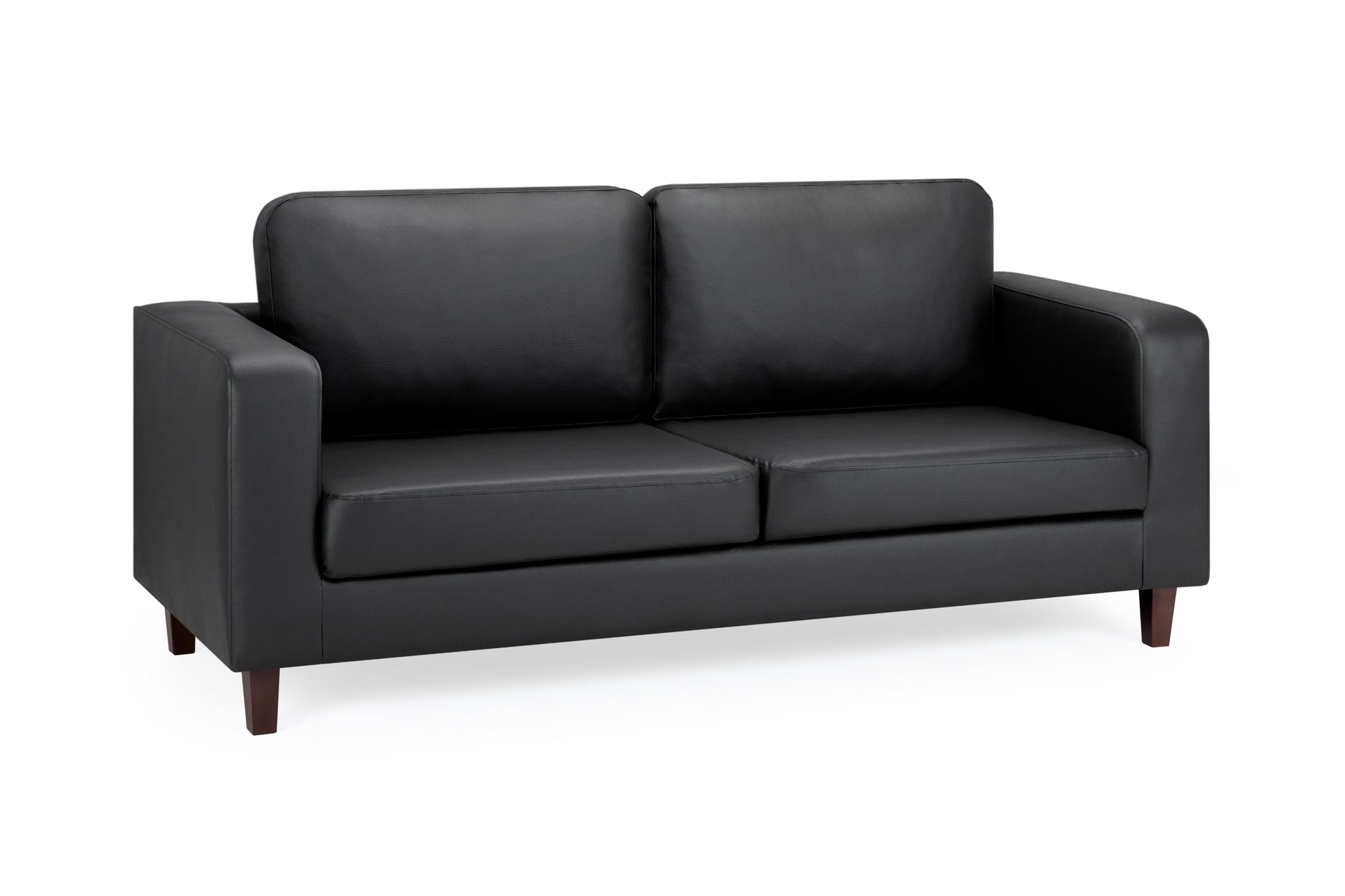 Box 3 Seater Sofa - Black