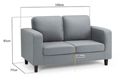 Box 2 Seater Sofa - Black