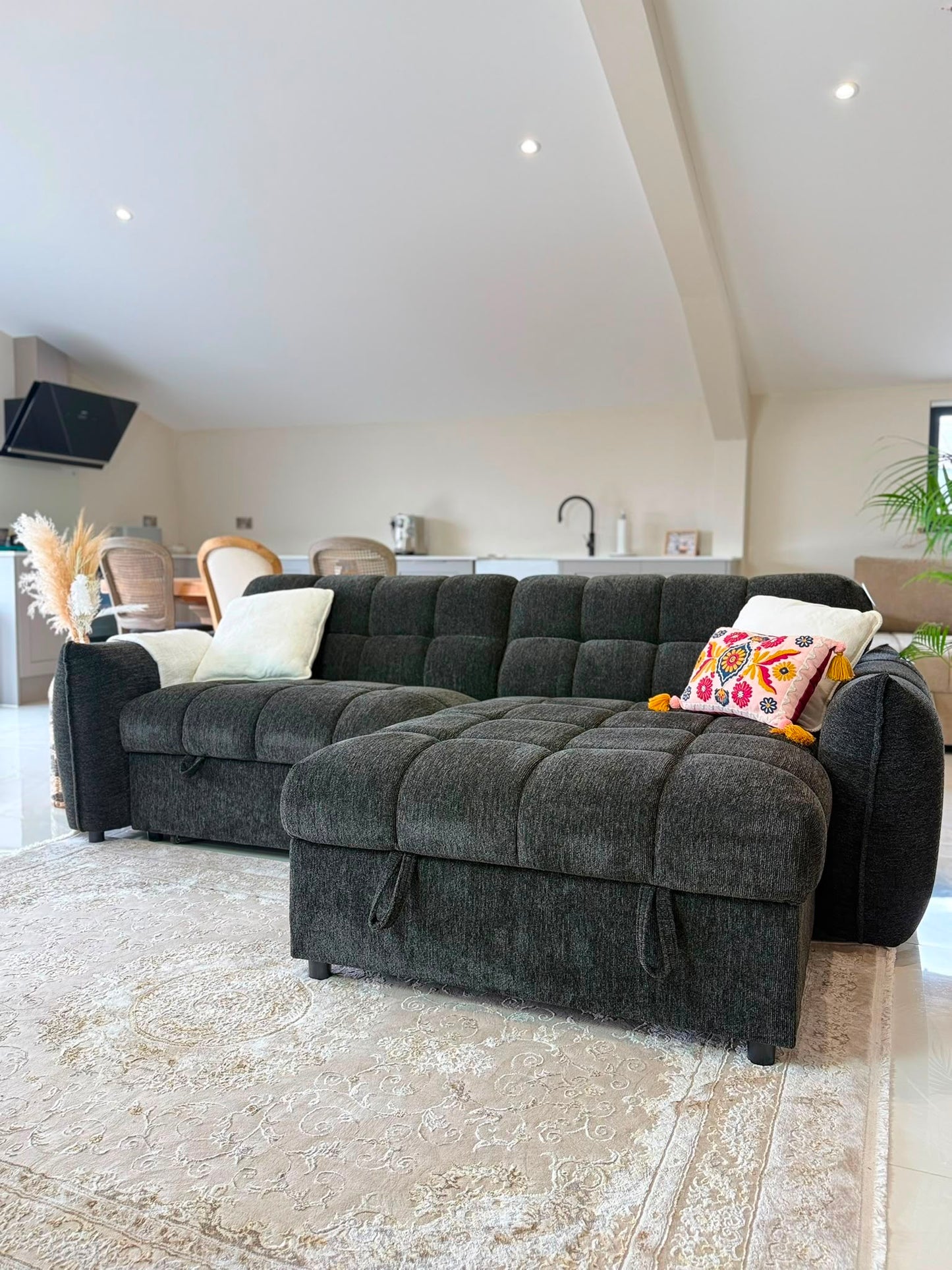 Florida Universal Storage Sofa Bed - Black