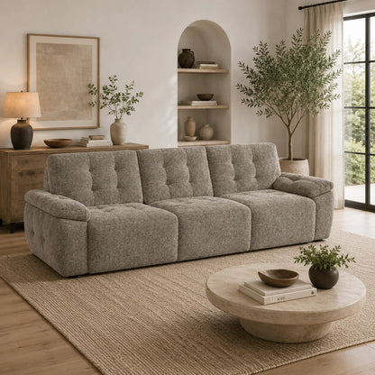 Dallas Electric Sofabed - Mushroom