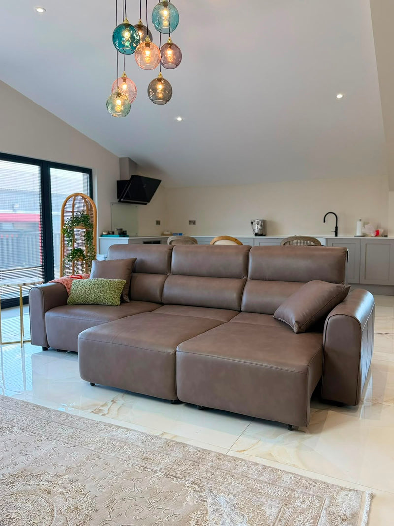 Conway Leather Electric Sofa Bed