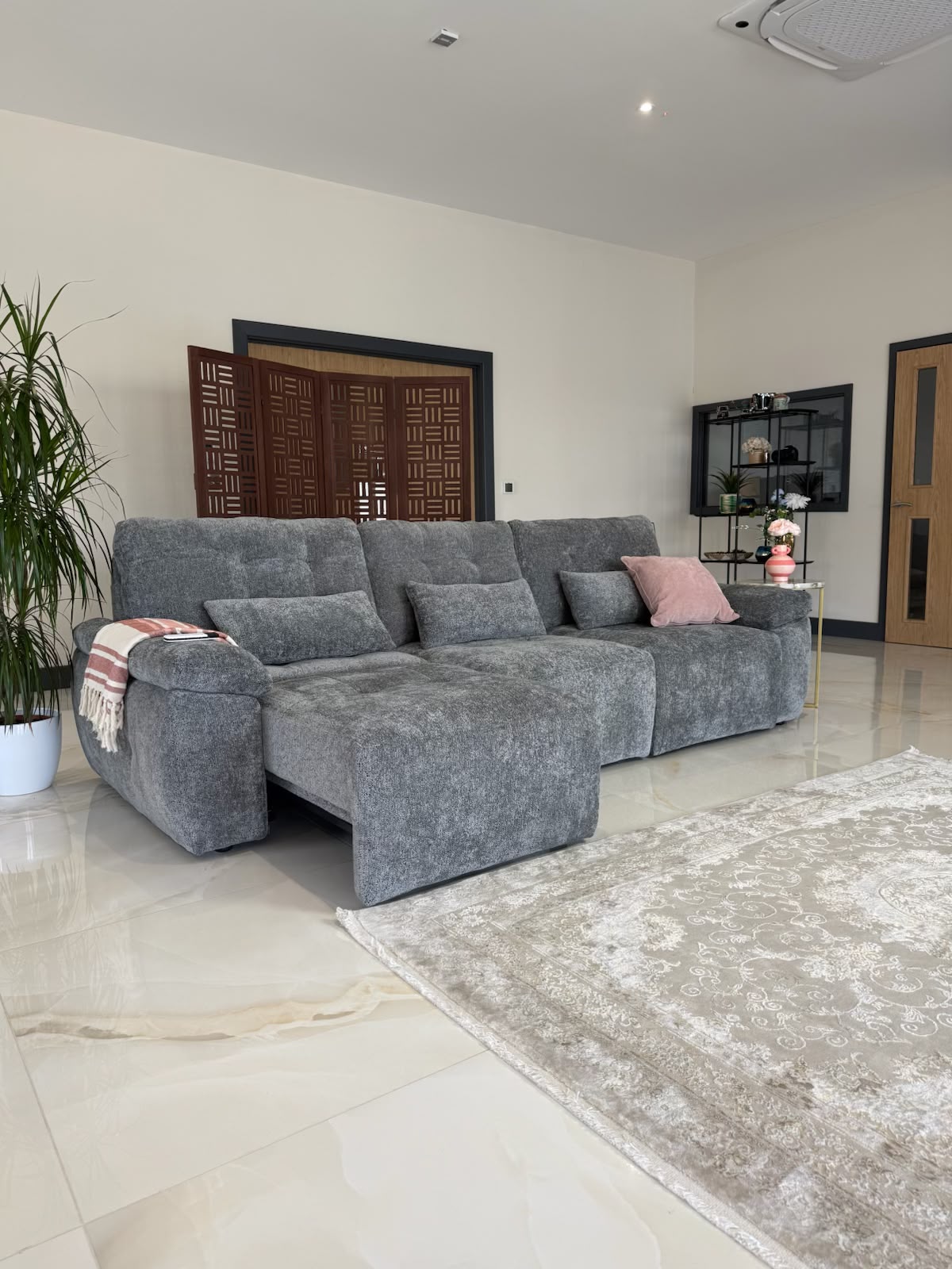 Dallas Electric Sofabed - Grey