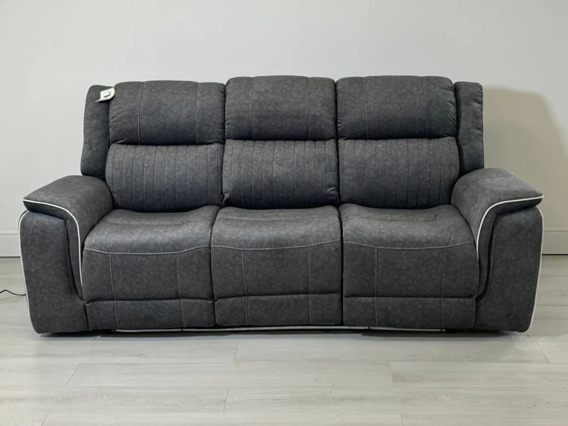 Hannah Electric Recliner 3+2 | Micro Fibre Fabric