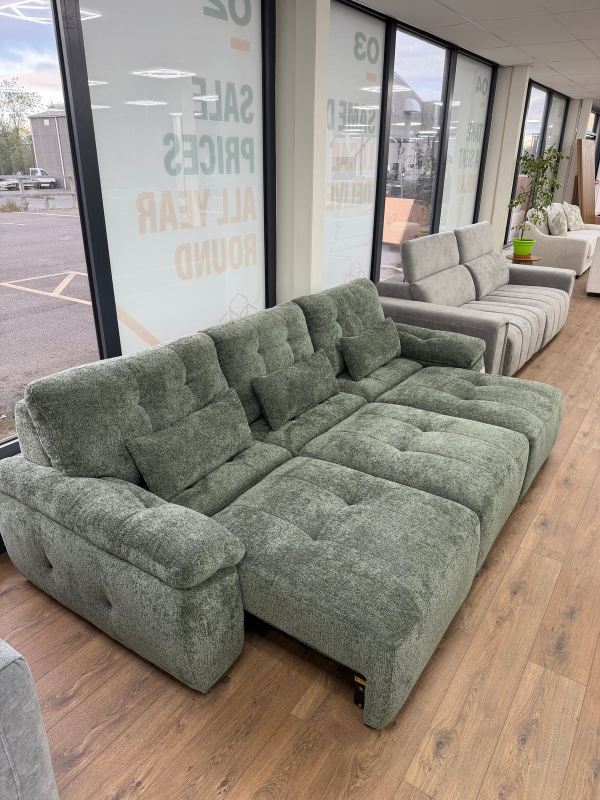 Dallas Electric Sofabed - Green