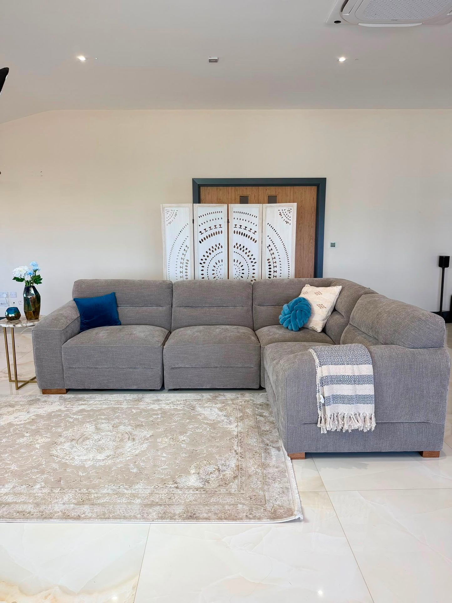 Chicago Sofa Grey Modular Corner Sofa