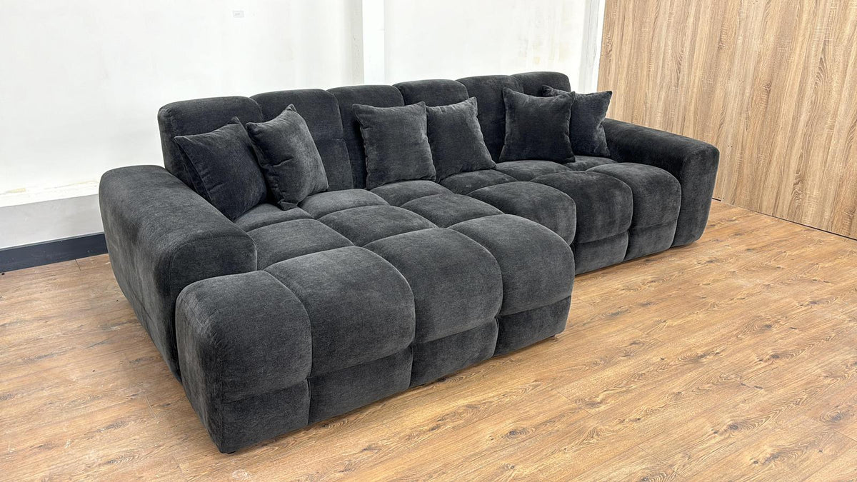 Jacob Sofa Charcoal Left Hand - EX DISPLAY