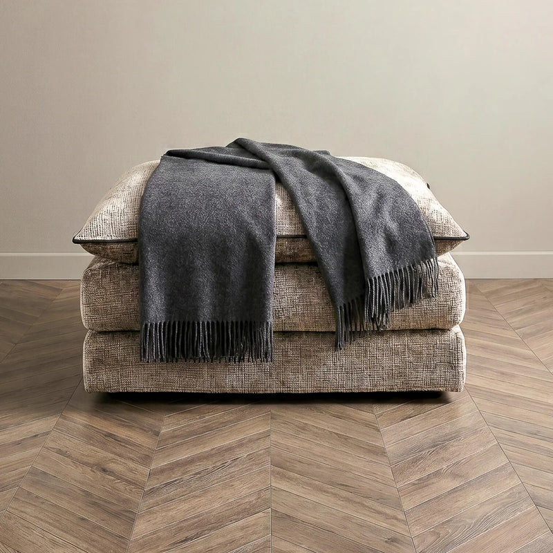 Solaya Beige Footstool