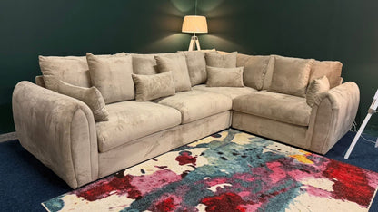 Mirabel Sofa Right Hand Facing Corner Mocha
