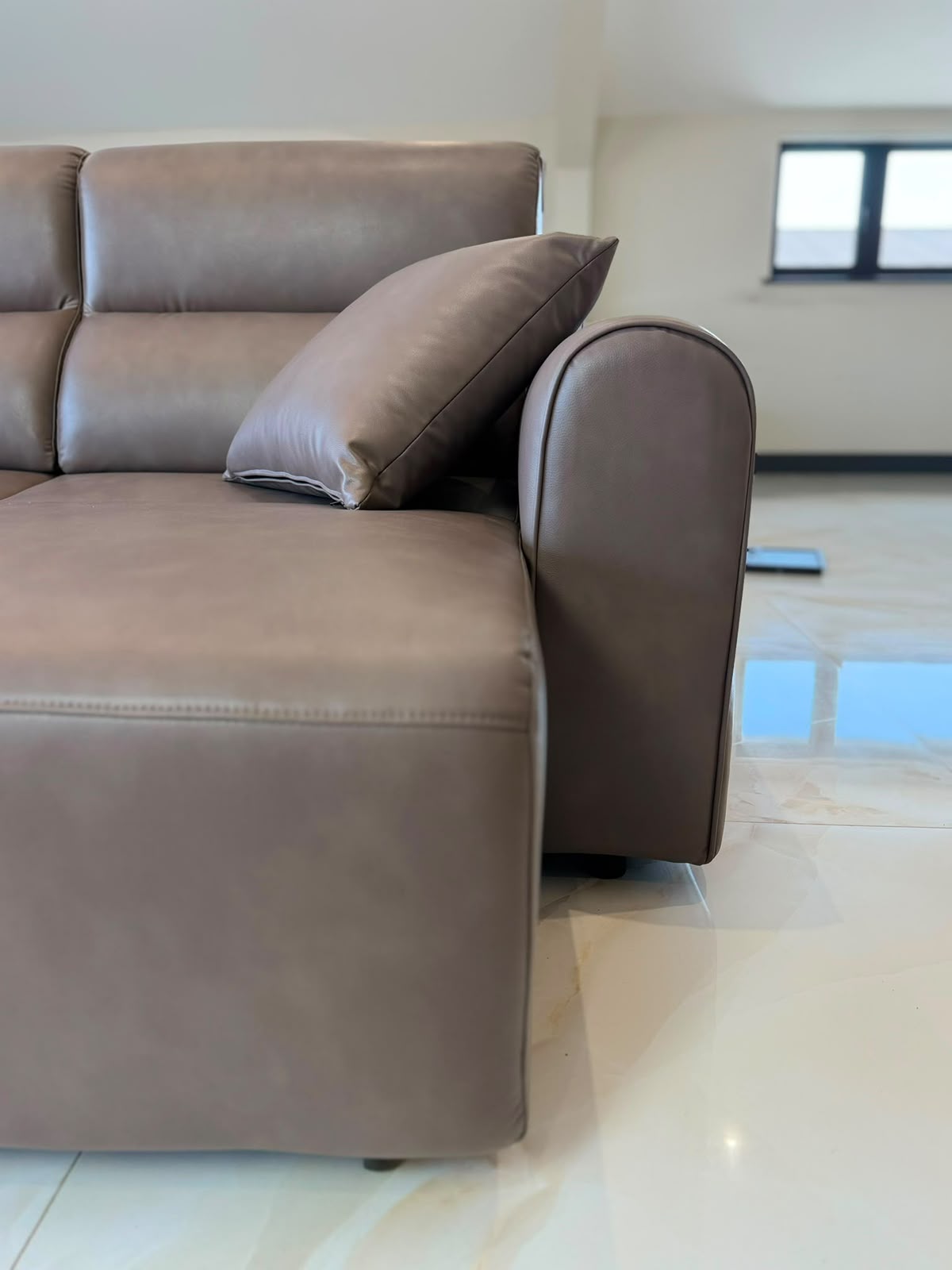 Conway Leather Electric Sofa Bed