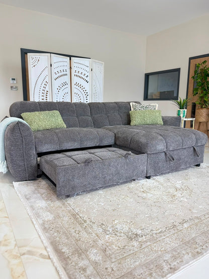Florida Universal Storage Sofa Bed - Grey
