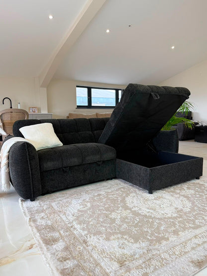 Florida Universal Storage Sofa Bed - Black