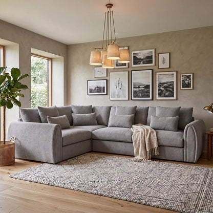 Mirabel Sofa Left Hand Facing Corner Grey