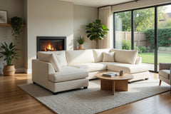 Carnaby Alaska Chenille U Shape Corner Sofa