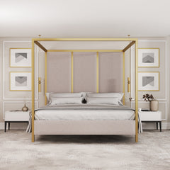 Chateau Noir 4 Poster Metal Bed
