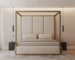 Chateau Noir 4 Poster Metal Bed