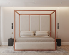 Chateau Noir 4 Poster Metal Bed