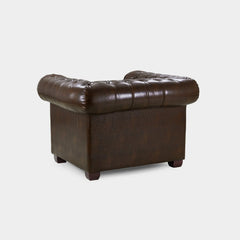 Chesterfield Sofa Antique Armchair Brown