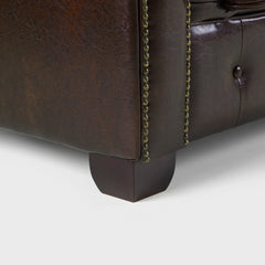 Chesterfield Sofa Antique Armchair Brown