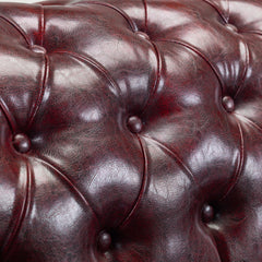 Chesterfield Sofa Oxblood Armchair Red