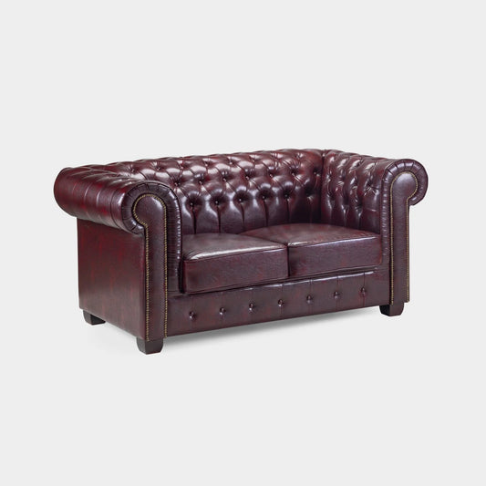 Chesterfield Sofa Oxblood 2 Seater