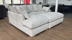 Chiswick Chaise Corner Sofa With Free Footstool