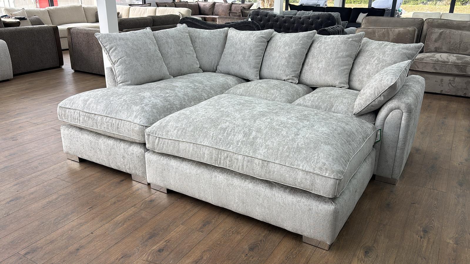 Chiswick Chaise Corner Sofa With Free Footstool