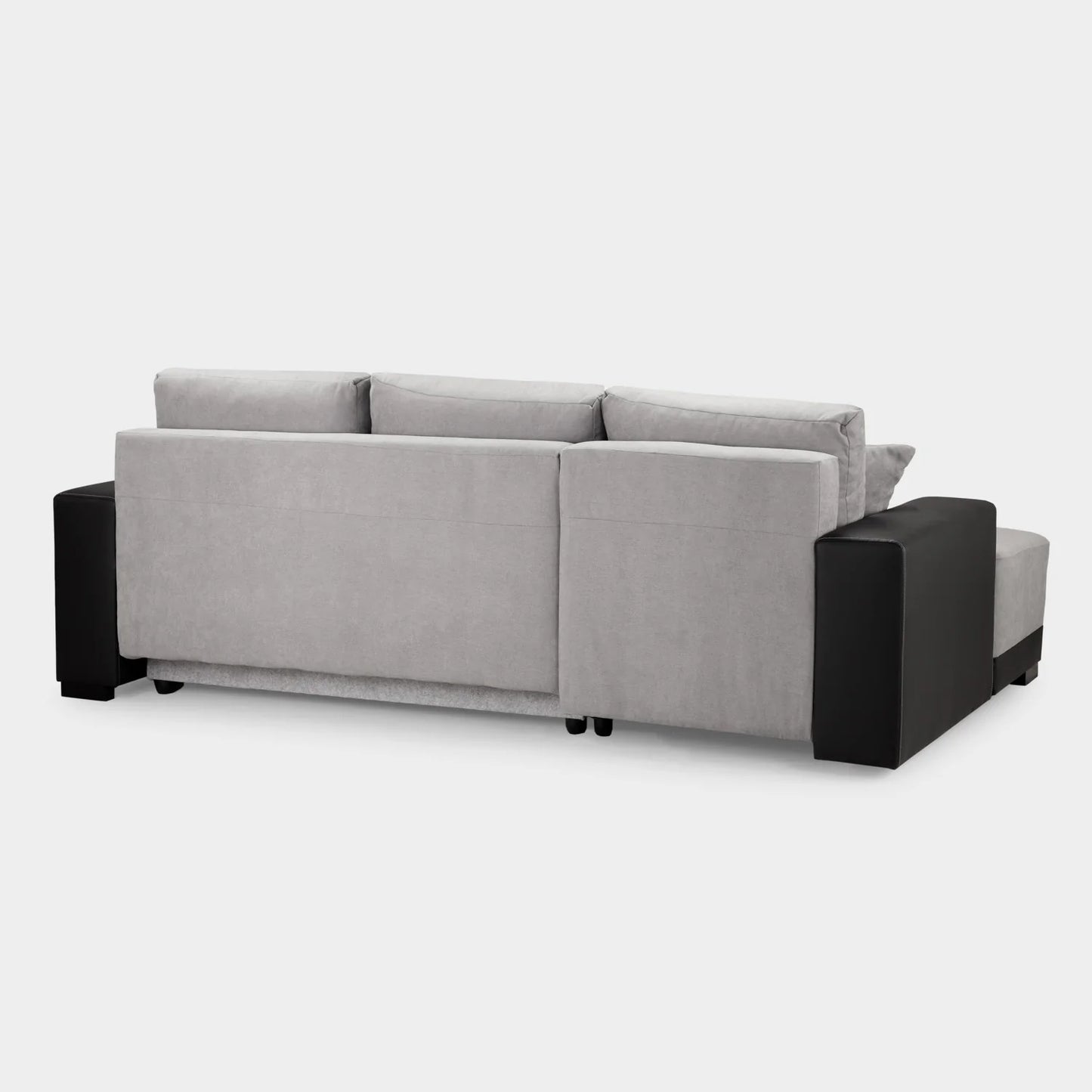 Cimiano Sofa Bed Black/Grey Left Hand Facing Corner
