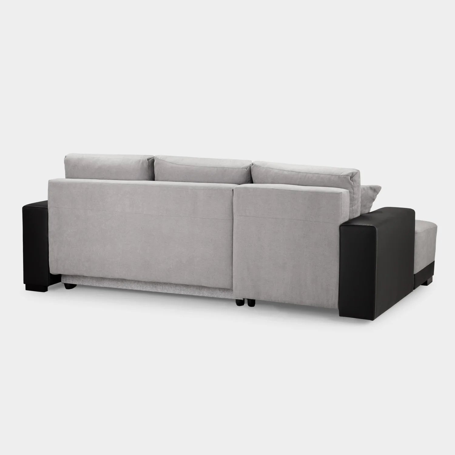 Cimiano Sofa Bed Black/Grey Left Hand Facing Corner