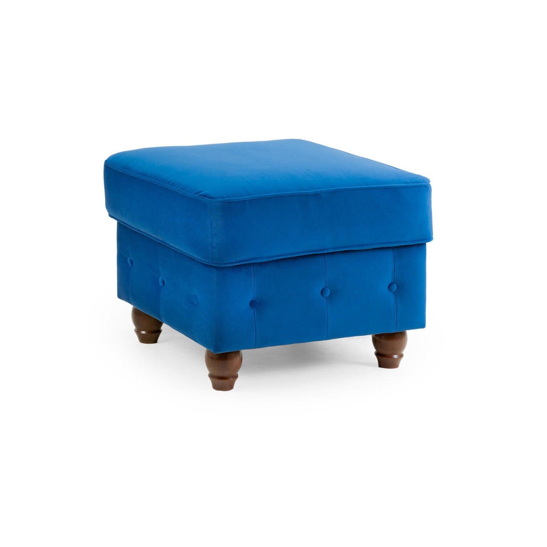 Codd Footstool Plush - Blue