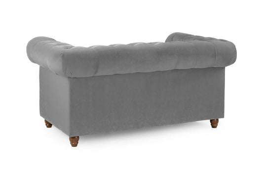 Codd Plush 2 Seater Sofa - Grey