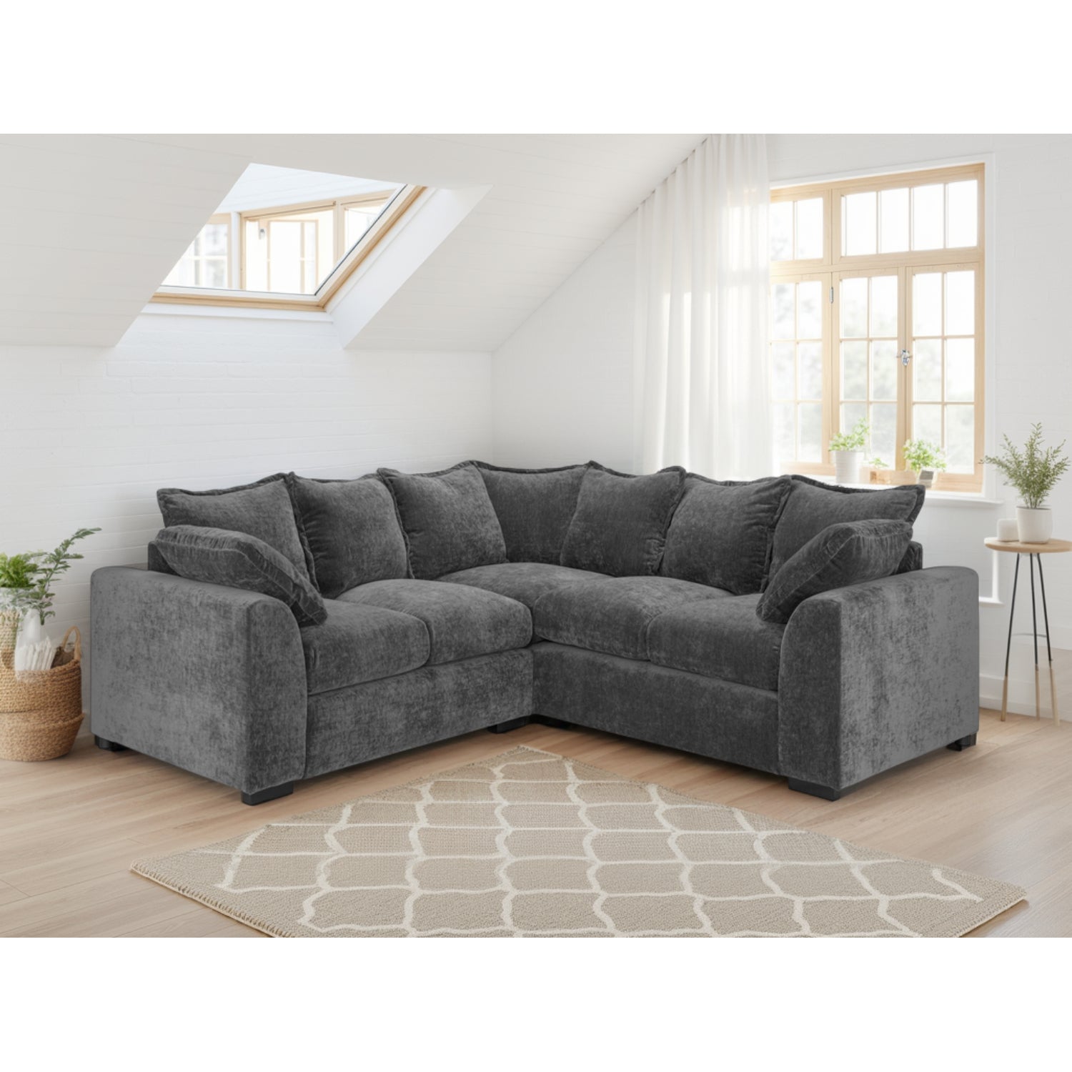 Colbee Sofa Grey Large Corner
