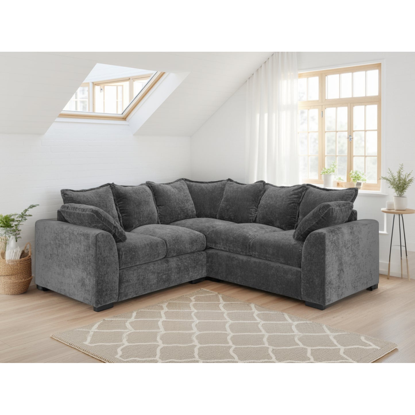 Colbee Sofa Grey Large Corner