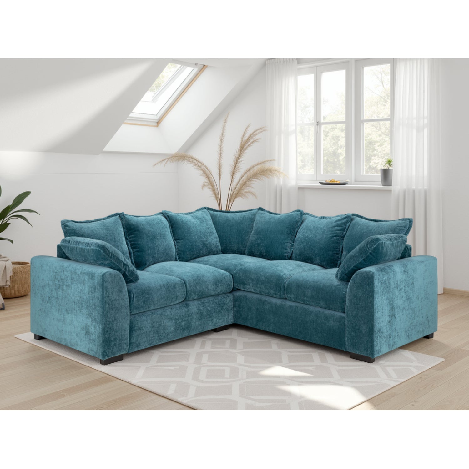 Colbee Sofa Teal Large Corner
