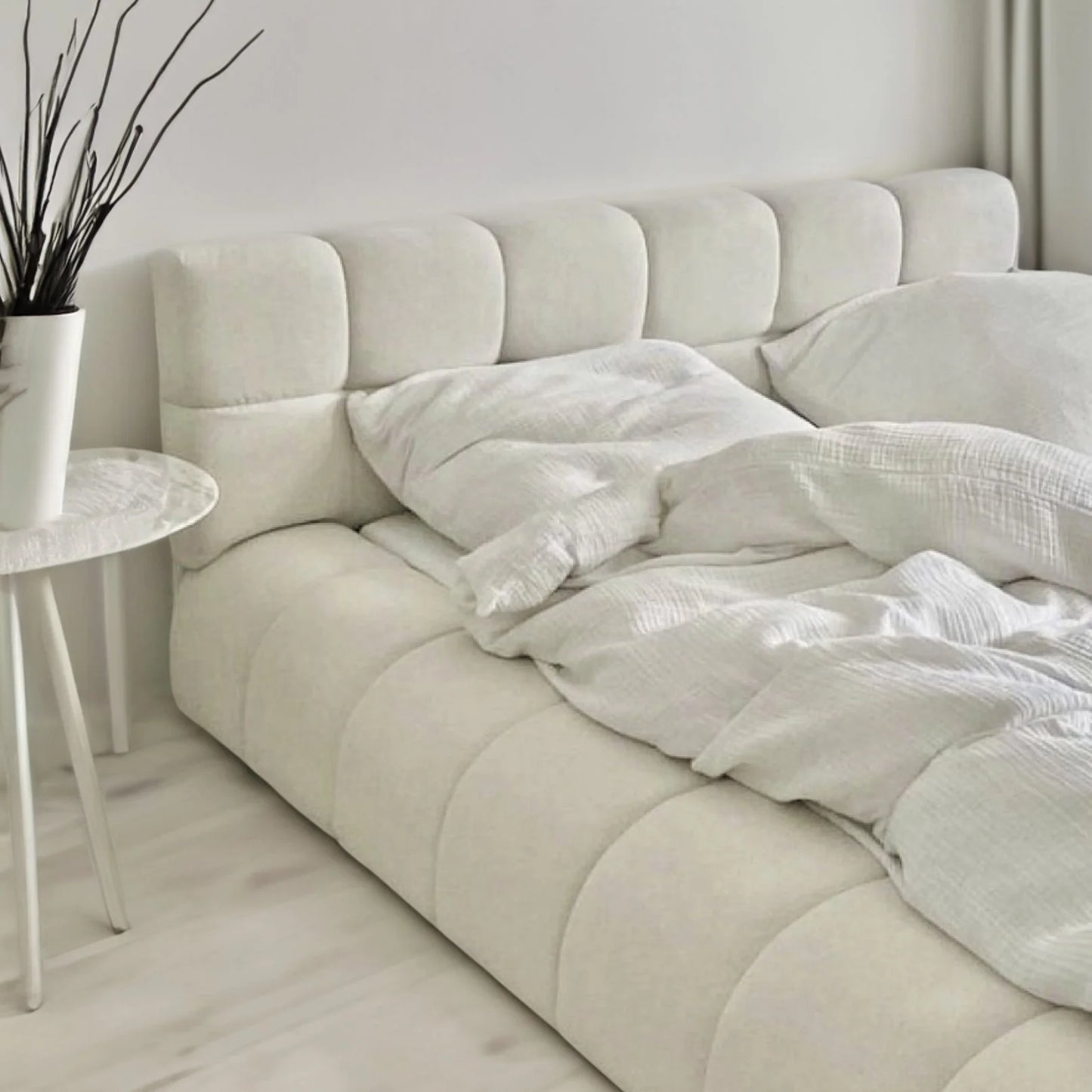 Cotati Boucle Bed Frame