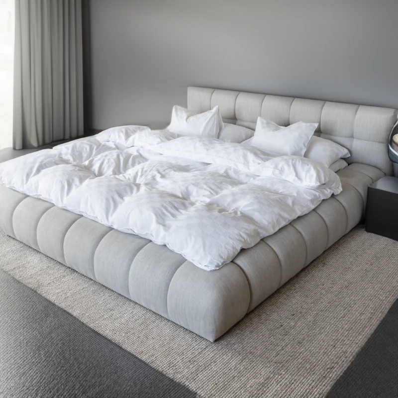 Cotati Boucle Bed Frame