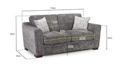 Cotati Sofa 2 Seater  - Grey