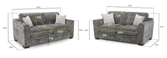 Cotati Sofa 3+2 Seater  - Grey