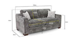 Cotati Sofa 3 Seater  - Grey