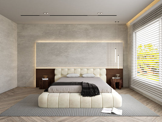 Cotati Upholstered Low Bed Frame