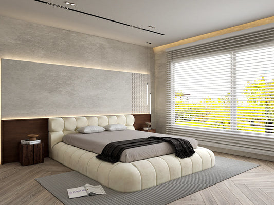 Cotati Upholstered Low Bed Frame