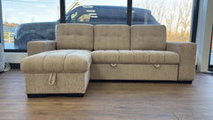 Palermo Universal Corner Sofabed With Storage - Beige