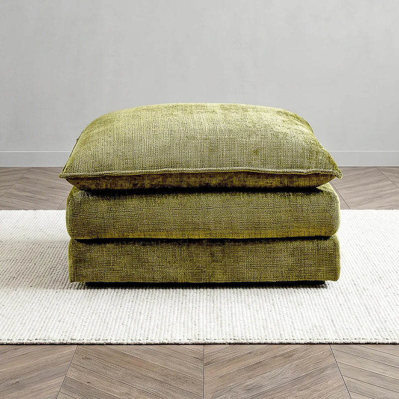 Solaya Sofa Green Footstool