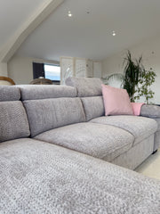 Hudson Universal Corner Sofa Bed - Grey