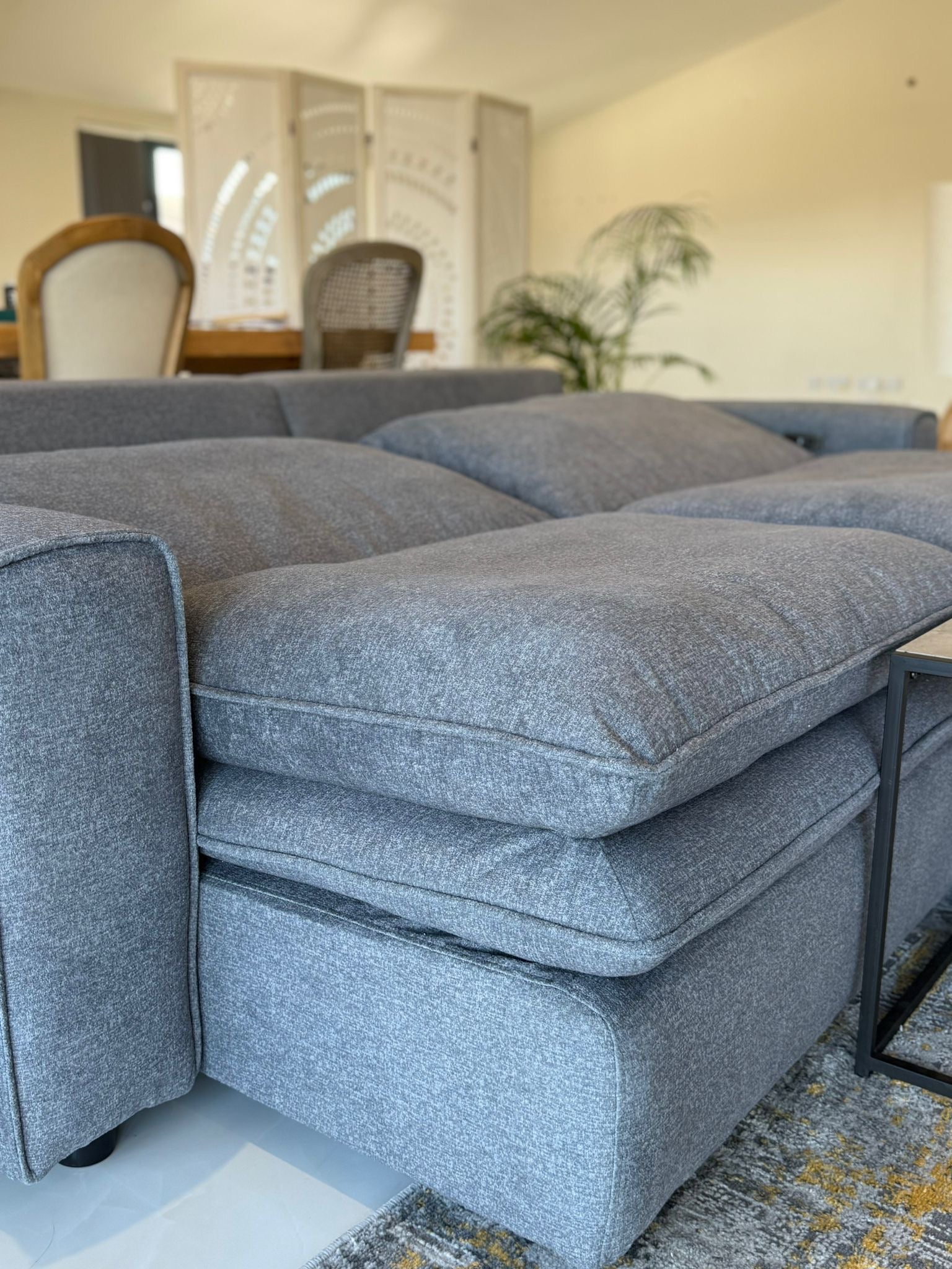 Florence Cloud Electric Seat Extension Sofa Bed - Grey