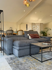 Florence Cloud Electric Seat Extension Sofa Bed - Grey