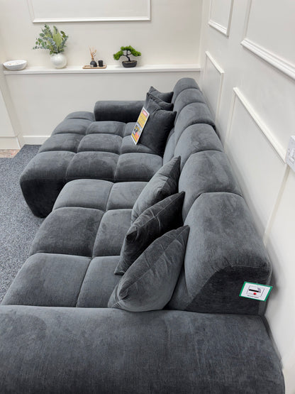 Jacob Sofa Charcoal Left Hand - EX DISPLAY